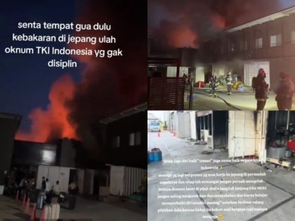 Viral! Kebakaran Senta Jepang Akibat TKI Lalai